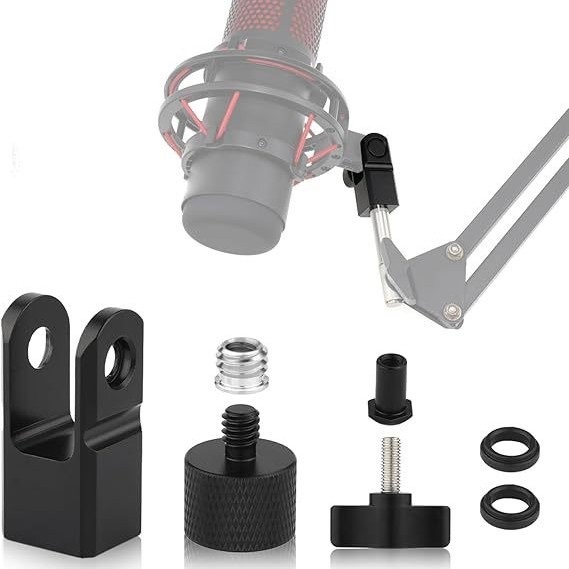 Boom Arm Stand - DT76 マイクアダプター 3/8 インチまたは 1/4 インチのマイクアダプター、HyperX
