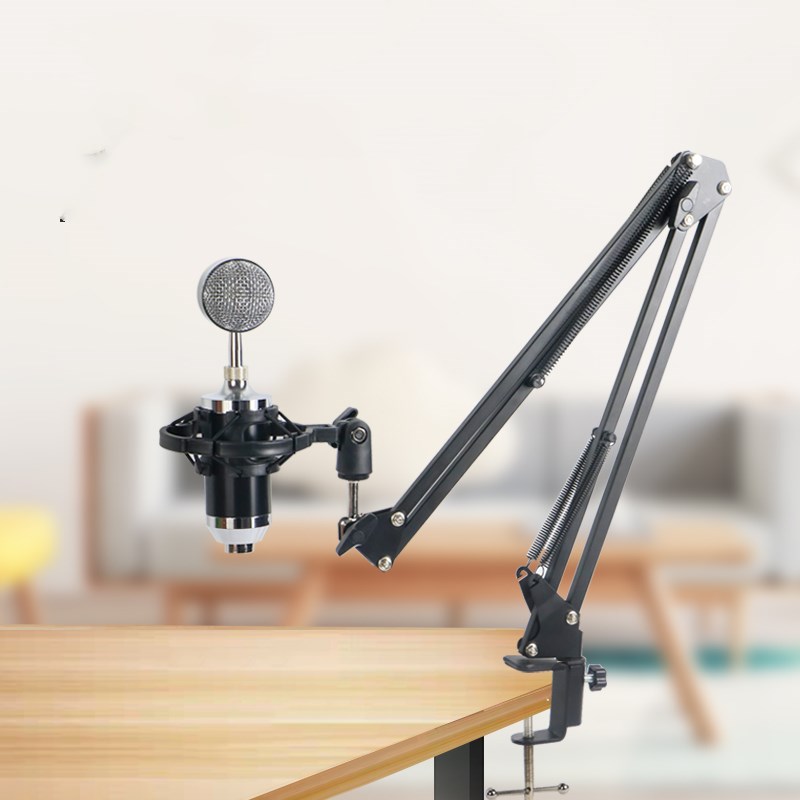 Boom Arm Stand - NB 35 マイクサスペンションアームスタンドクリップホルダー調整可能な金属ブームシザーアームホルダーとテーブル取り付けクランプ NB-35