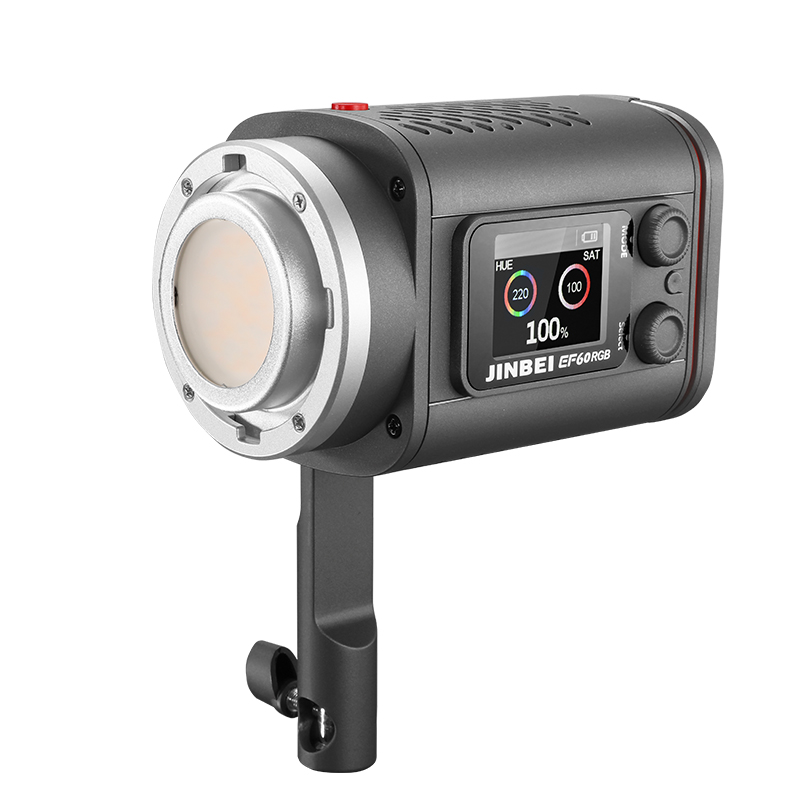 Good Lighting In Photography - JINBEI EF-60RGB ポータブル超小型ハンドヘルド屋外LEDビデオライト 60w RGB撮影照明 youtubeライブビデオに最適