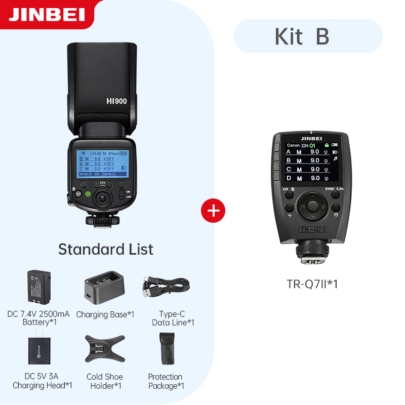 Good Lighting In Photography - JINBEI Hi 900屋外フラッシュライト写真撮影カメラ汎用リチウムイオンバッテリー スピードライト TR-Q7フラッシュトリガーキット 良品