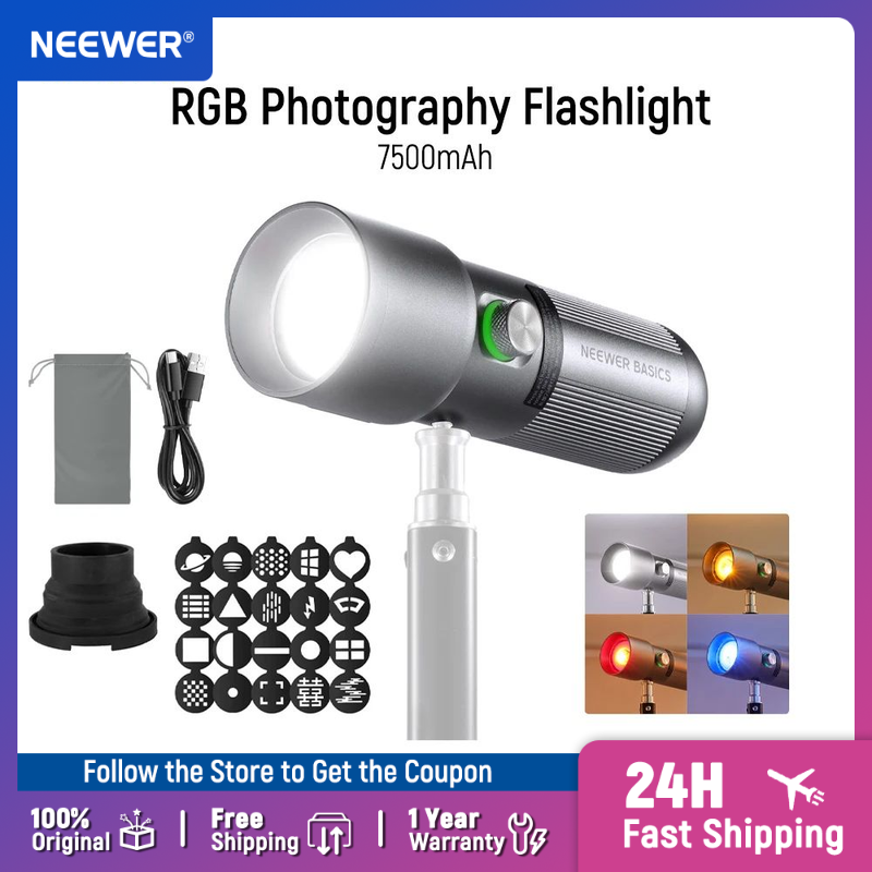 Photography Lighting Basics - NEEWER BASICS FL10 LED 写真懐中電灯 4