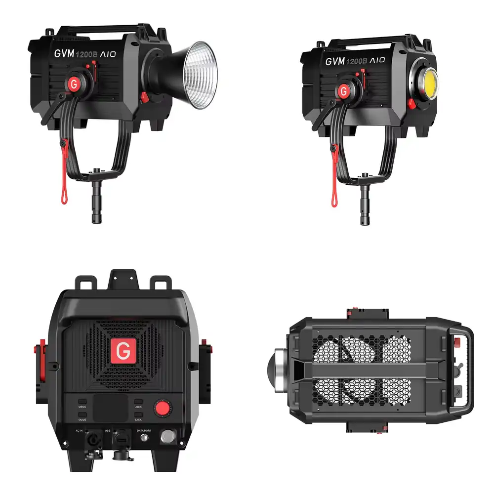 Photography Lighting Video - GVM SD1200B AIO 1200W 撮影用COB二色点光源LED COBビデオデイライトスポットライト