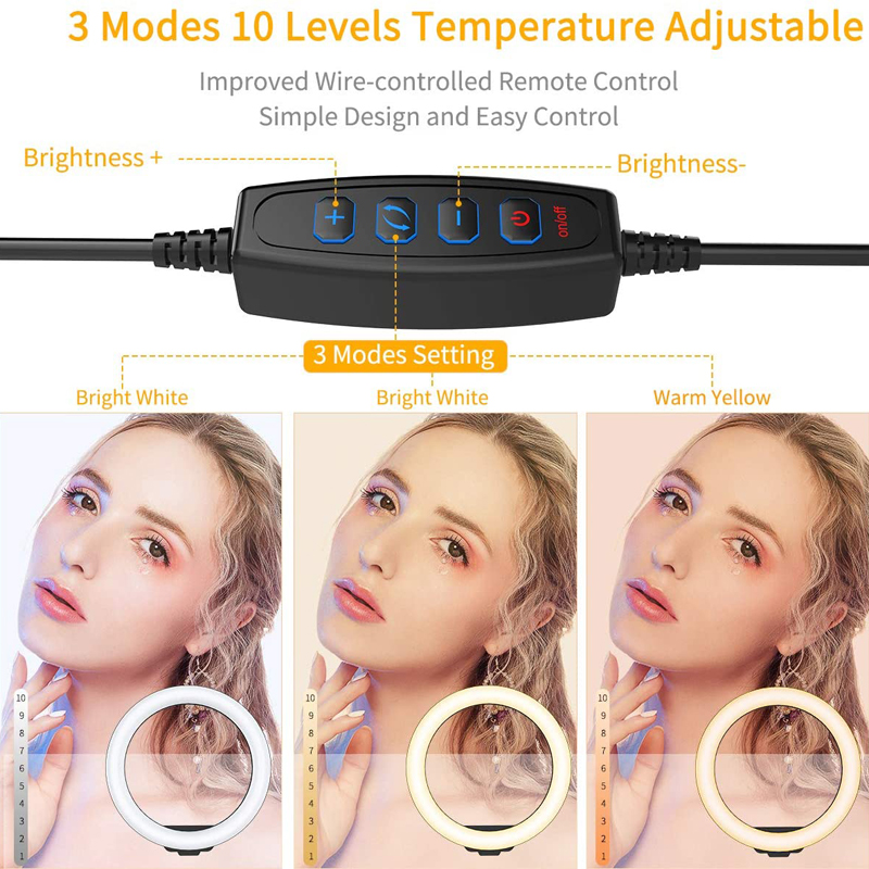12インチLEDリングライト写真撮影用照明電話リングライト三 - Photography Lighting Youtube のレビューと価格