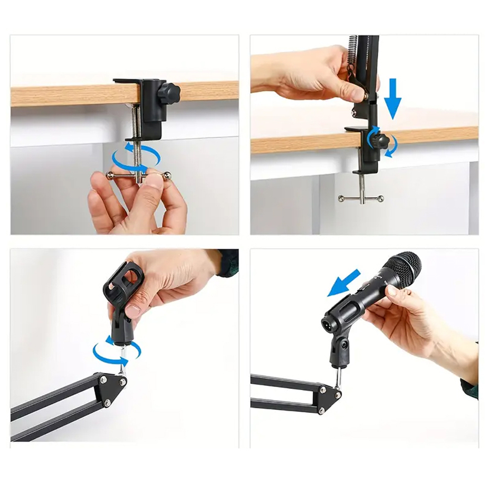 折りたたみ式金属拡張可能なマイクスタンドブラケット調整可能な - Boom Arm Stand のレビューと価格