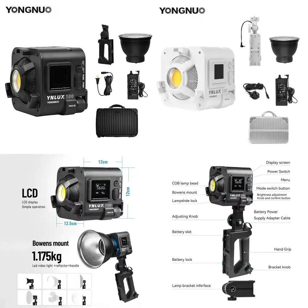 YONGNUO YNLUX100 100W 3200K-56 - Photography Lighting Video のレビューと価格