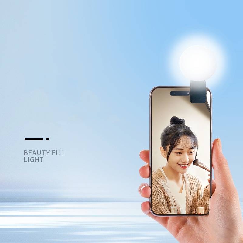 ミニQラウンドセルフィーフィルライト、ポータブルLEDビュー - Photography Lighting Video のレビューと価格