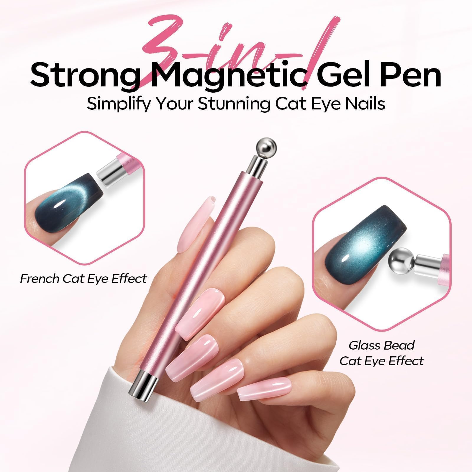 4個入り キャッツアイネイルマグネットツール 磁気ネイルアー - Photography Lighting Gels のレビューと価格