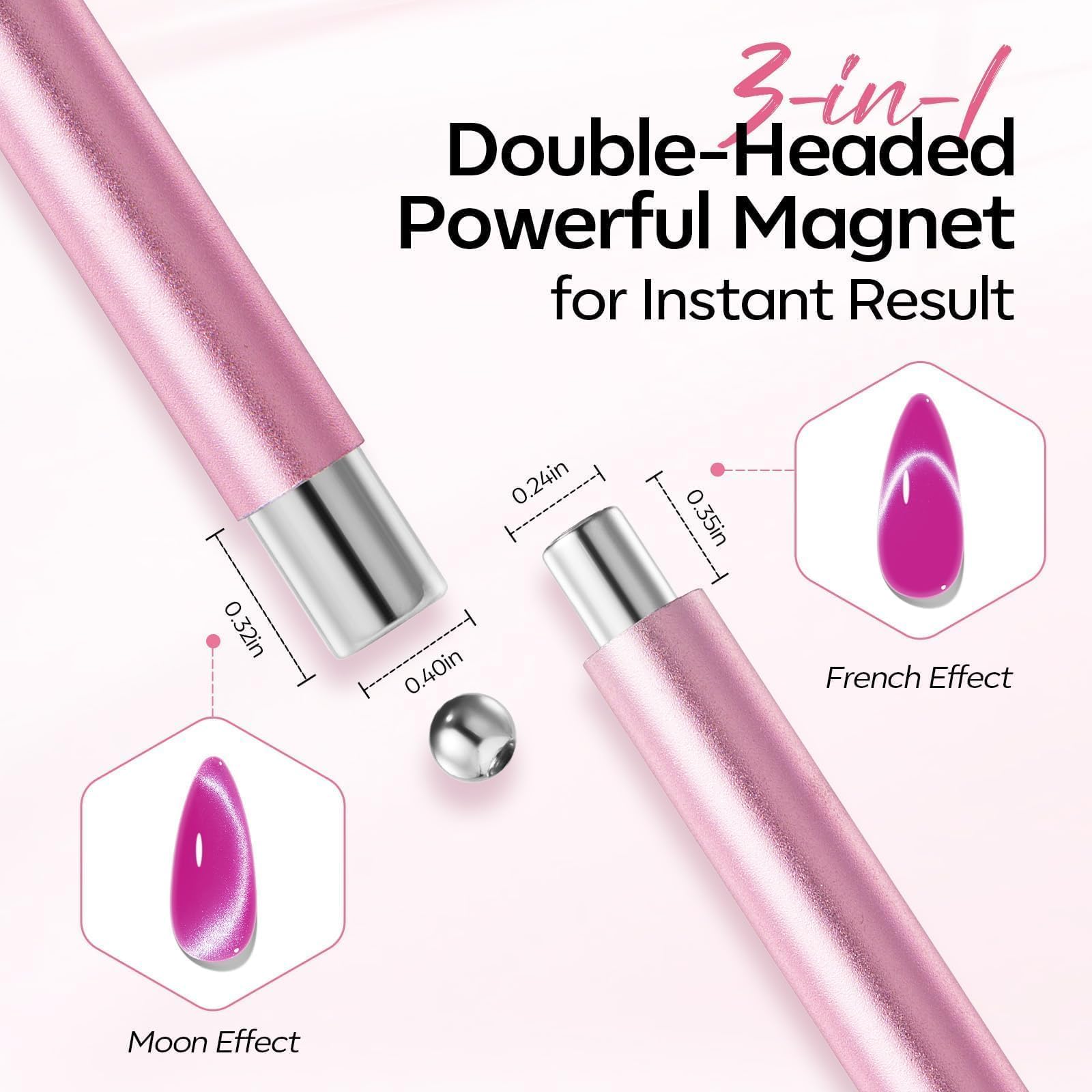 4個入り キャッツアイネイルマグネットツール 磁気ネイルアー - Photography Lighting Gels のレビューと価格