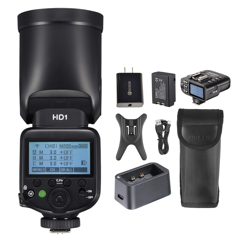JINBEI HD-1カメラフラッシュライト写真撮影用屋外リ - Good Lighting In Photography のレビューと価格