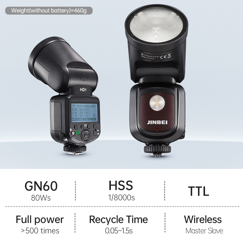 JINBEI HD-1カメラフラッシュライト写真撮影用屋外リ - Good Lighting In Photography のレビューと価格
