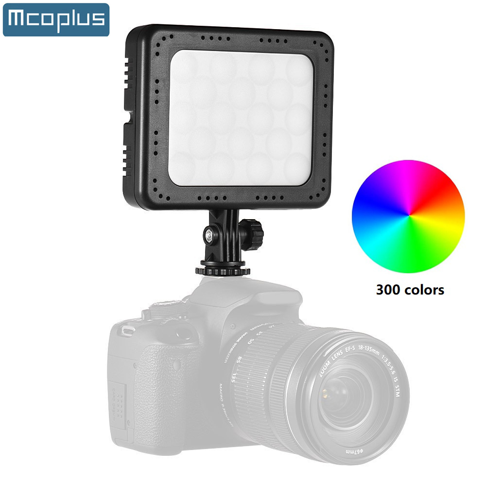 Mcoplus 300 カラー RGB 写真ビデオライト カ - Photography Lighting Youtube のレビューと価格