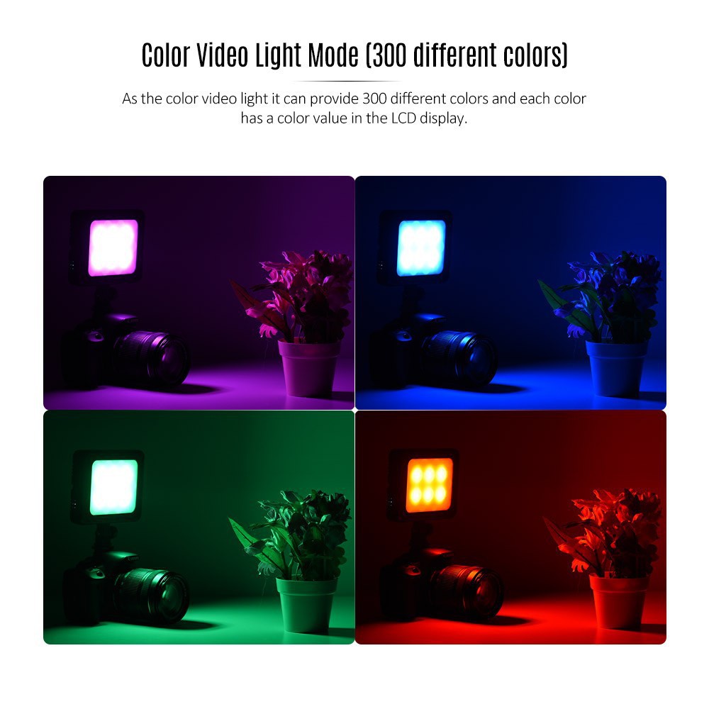 Mcoplus 300 カラー RGB 写真ビデオライト カ - Photography Lighting Youtube のレビューと価格