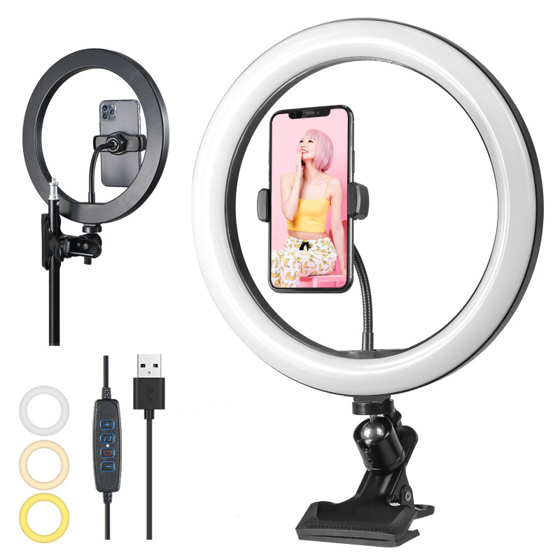 調光可能なLEDリングライト、電話用USB自撮りランプ、ライ - Photography Lighting Video のレビューと価格