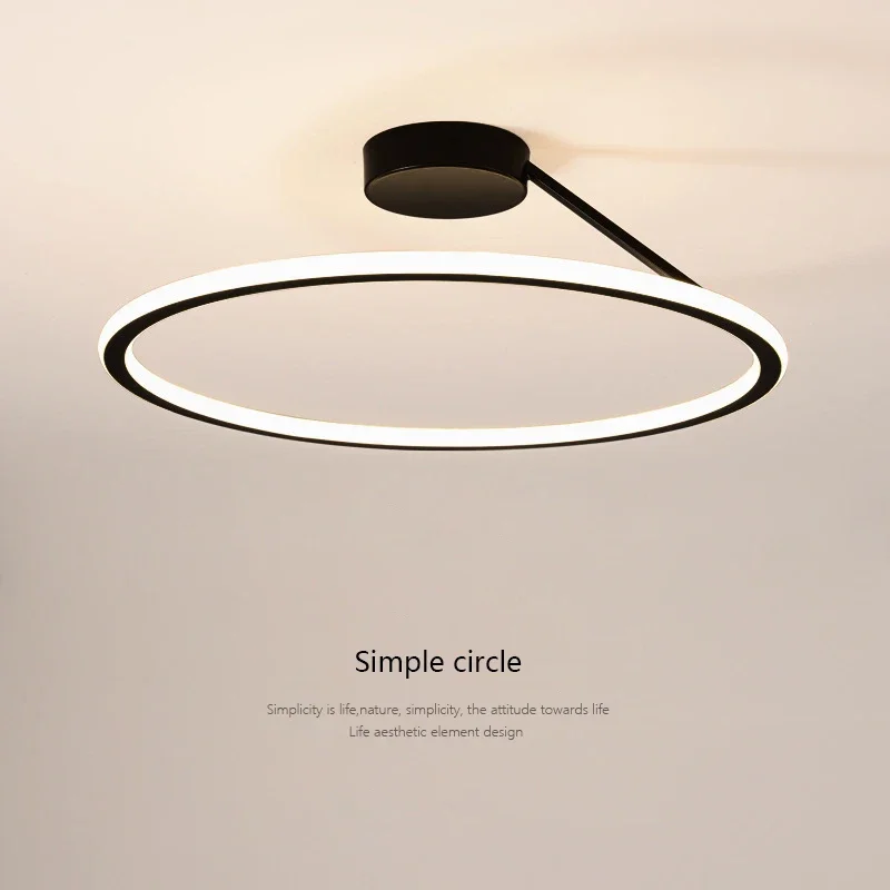 シンプルでモダンなデザインの円形LEDシーリングライト,室内 - Photography Lighting For Food のレビューと価格