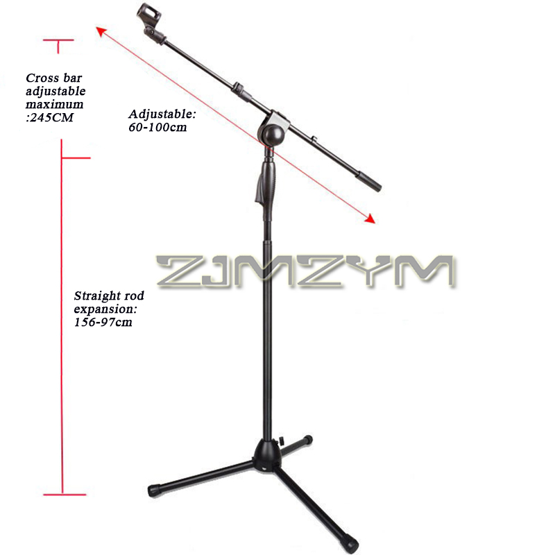 金属製のコンデンサーマイクスタンド,調整可能な角度,高さ,厚 - Boom Arm Stand のレビューと価格