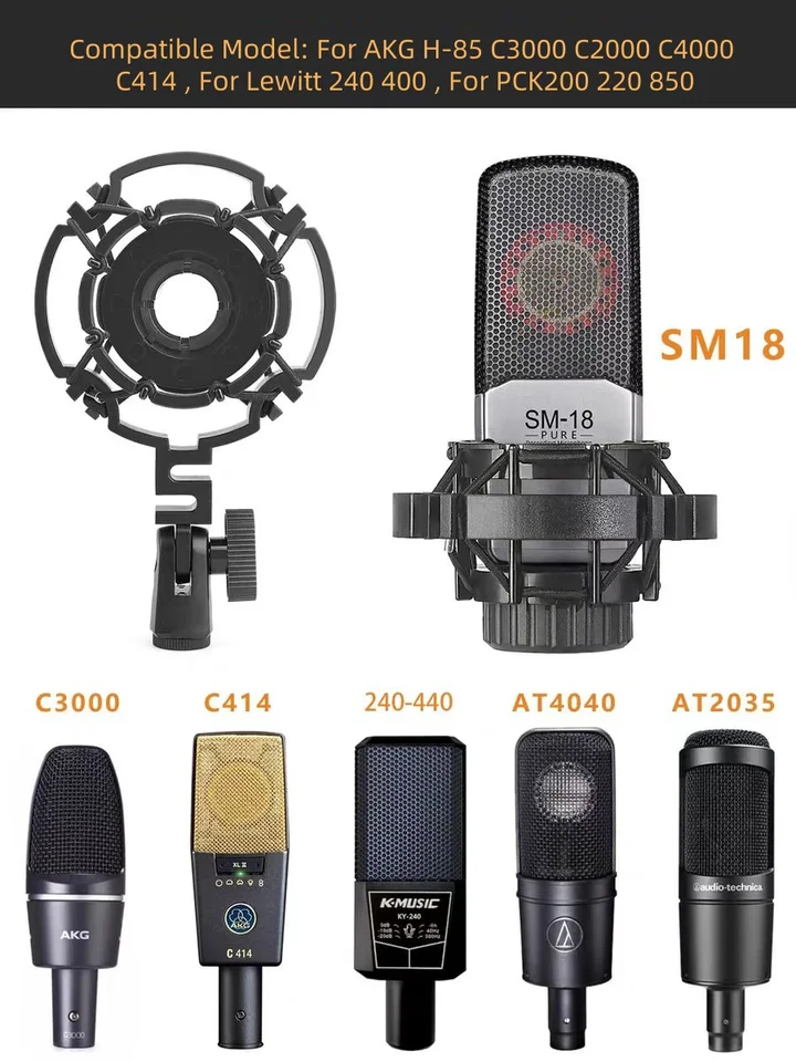 マイクショックマウントスタンドクリップ C2000 C300 - Boom Arm Stand のレビューと価格