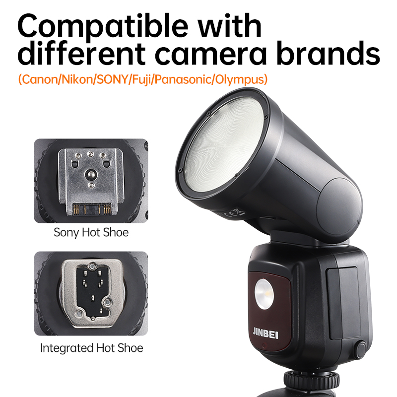JINBEI HD-1カメラフラッシュライト写真撮影用屋外リ - Good Lighting In Photography のレビューと価格