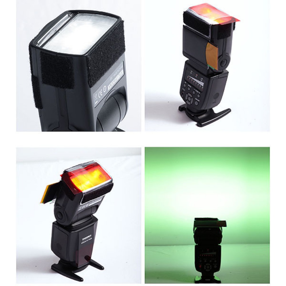 12色カメラフラッシュジェル照明フィルターキット、ユニバーサ - Photography Lighting Gels のレビューと価格