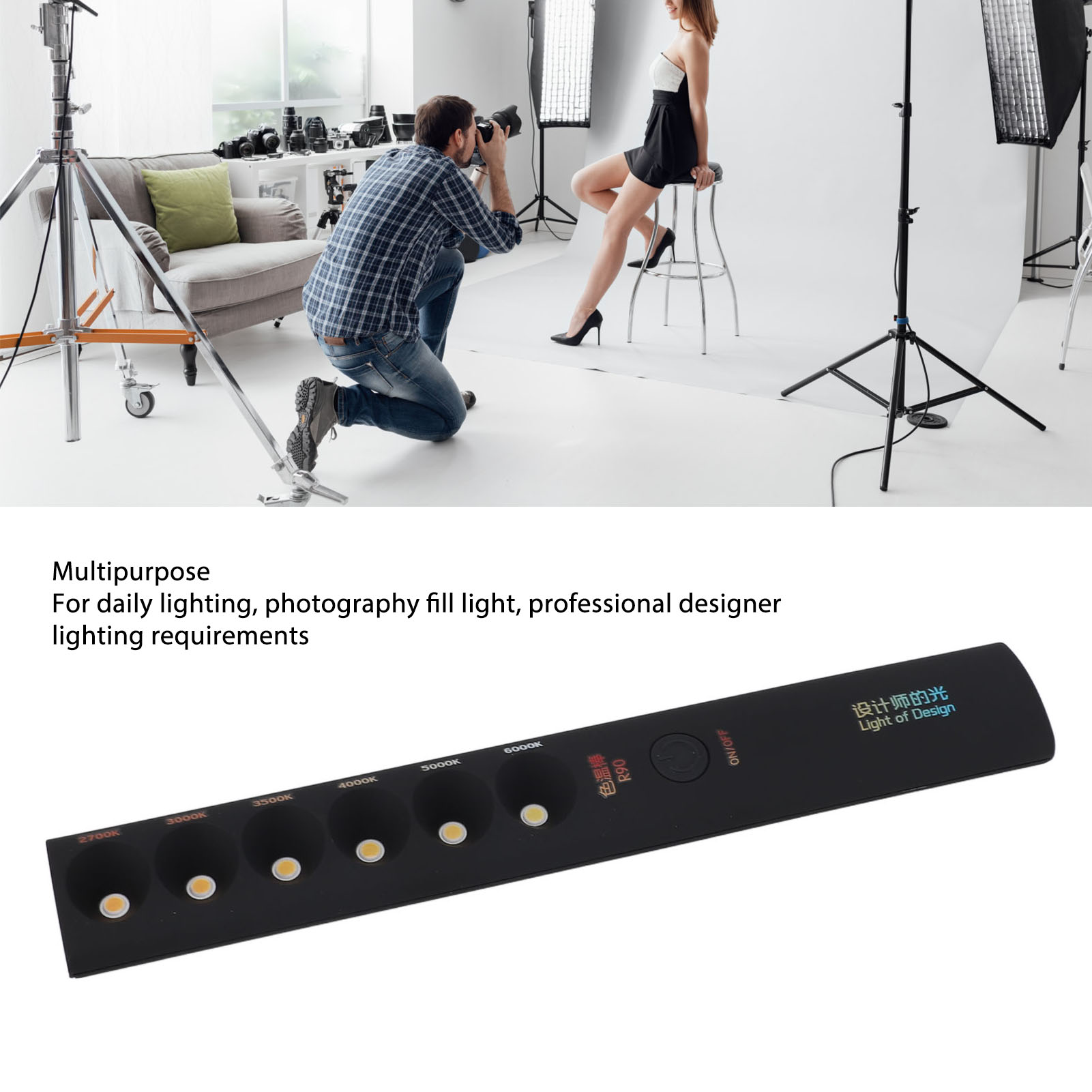 ビデオライトワンド ポータブル色温度ランプスティック プロ仕 - Photography Lighting Video のレビューと価格