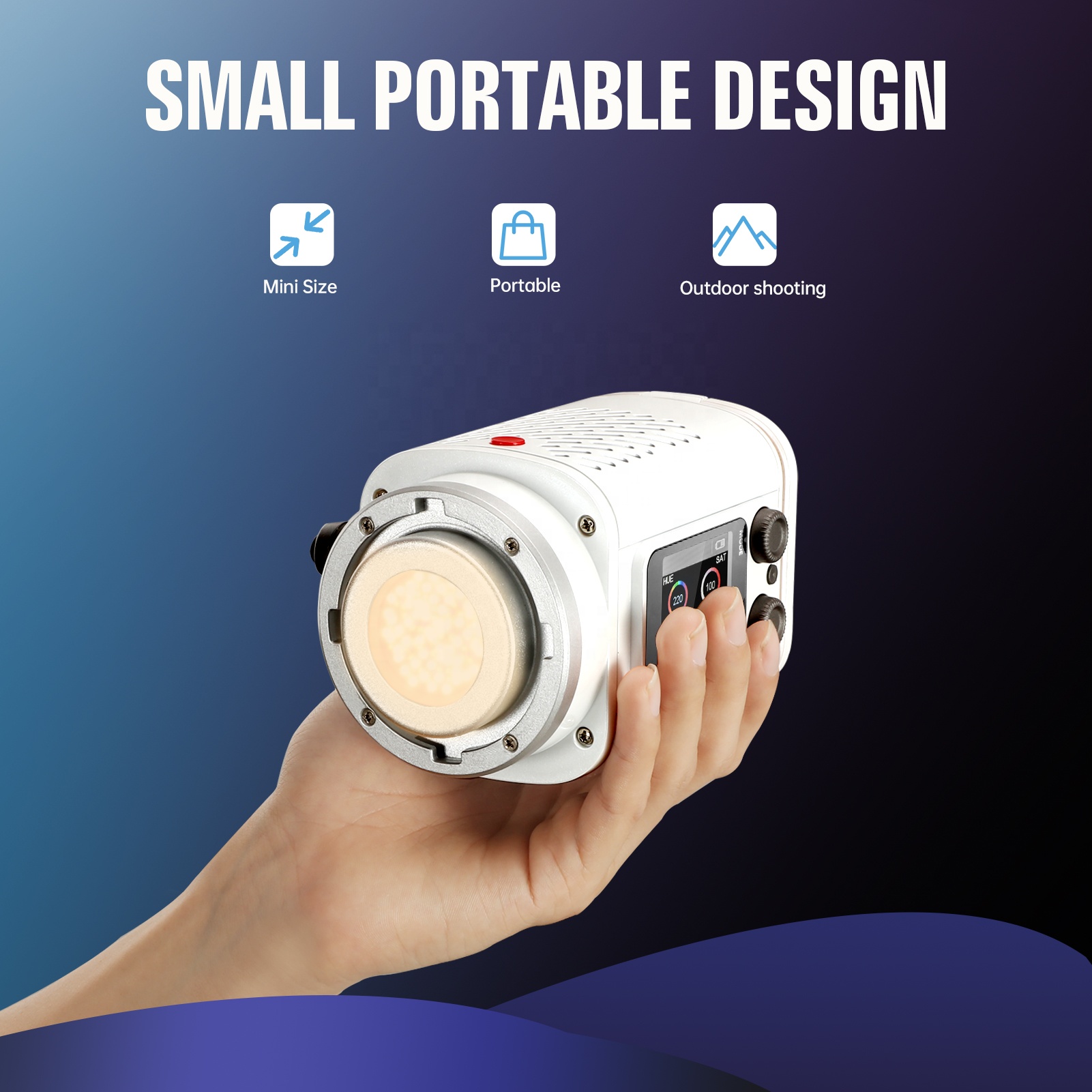 JINBEI EF-60BI 60 ワット写真撮影照明ポータ - Good Lighting In Photography のレビューと価格