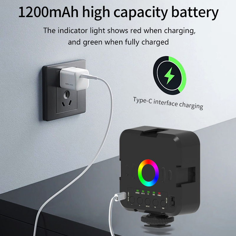 ポータブルミニRGBビデオライト、写真撮影用6500K LE - Photography Lighting Video のレビューと価格