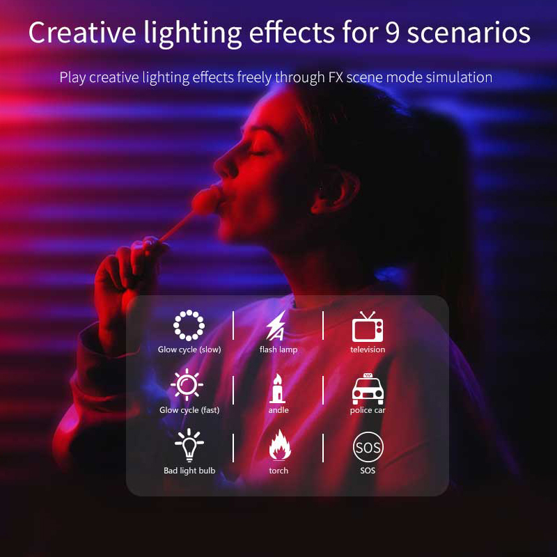 ポータブルミニRGBビデオライト、写真撮影用6500K LE - Photography Lighting Video のレビューと価格