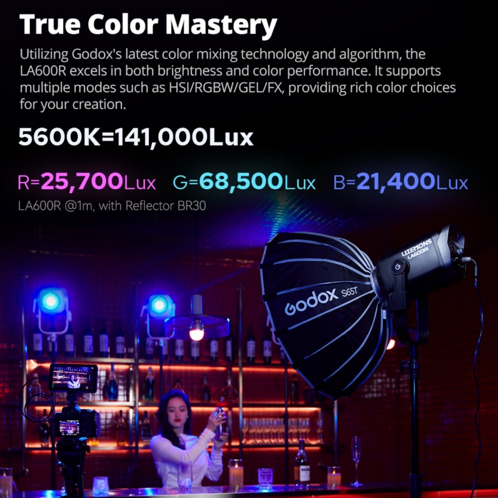 Godox LITEMONS LA600Bi LA600R  - Photography Lighting Portrait のレビューと価格