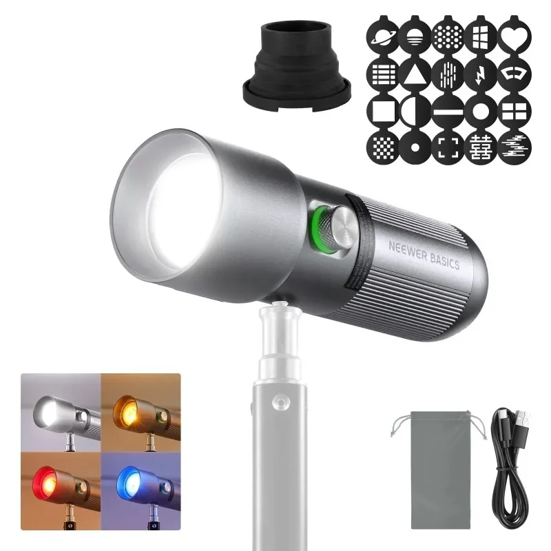 BASICS RGB写真撮影用フラッシュライト（4色/20ゴ - Photography Lighting Basics のレビューと価格